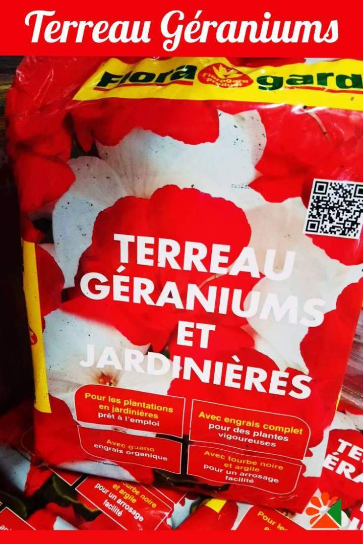Terreau Géraniums La Réunion
